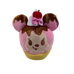 Disney Munchlings Minnie Mouse Cupcake Baked Treats 11" Plush Stuffed Toy Lovey
